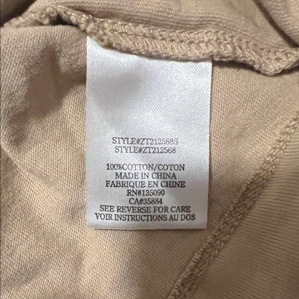 Z Supply Beige Muscle Cropoed Tank - Picture 4 of 5